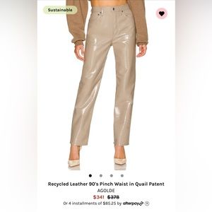 Agolde never worn pants